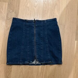 We The Free Denim Mini Skirt